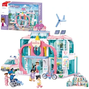 Set de construcție ”spitalul municipal central", 668 elem.