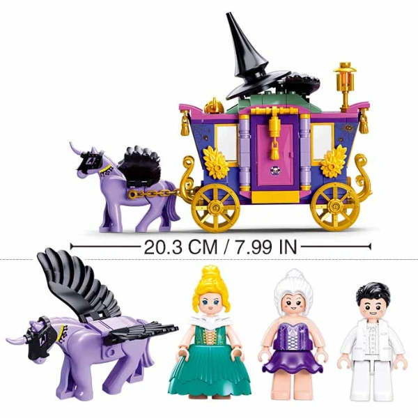 Set de construcție ”careta vrăjitoarei din pădure”, 287 elem. 6