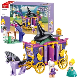 Set de construcție ”careta vrăjitoarei din pădure”, 287 elem.