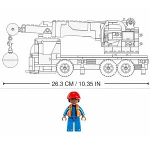 Set de construcție ”macara pe roți”, 280 elem. Thumbnail 3