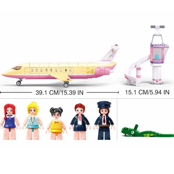 Set de construcție ”avion de lux”, 383 elem. 4