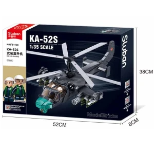 Set de construcție „avion de luptă ka-52s”, scara 1:35, 913 elem. Thumbnail 5