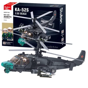 Set de construcție „avion de luptă ka-52s”, scara 1:35, 913 elem.