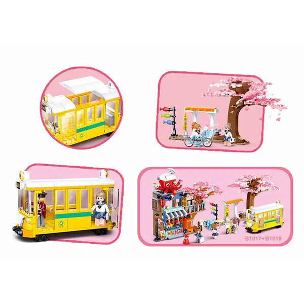 Set de construcție ”tramvai în centrul orașului”, 347 elem. 5