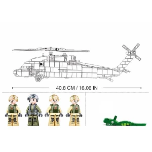 Set de construcție „elicopter medical al armatei sua”, 692 elem. Thumbnail 3