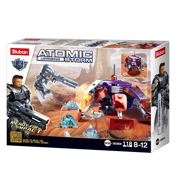 Set de construcție „centru de comandă - robot”, 118 elem. 3