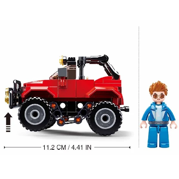 Set de construcție ”jeep”, 135 elem. 3