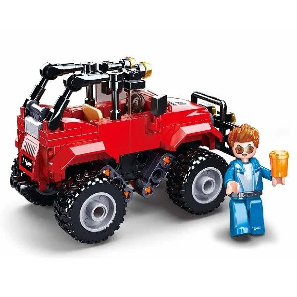 Set de construcție ”jeep”, 135 elem. 4