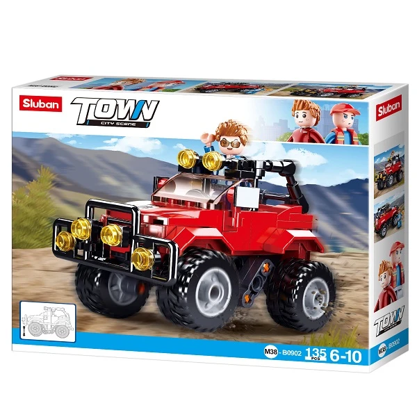 Set de construcție ”jeep”, 135 elem. 7
