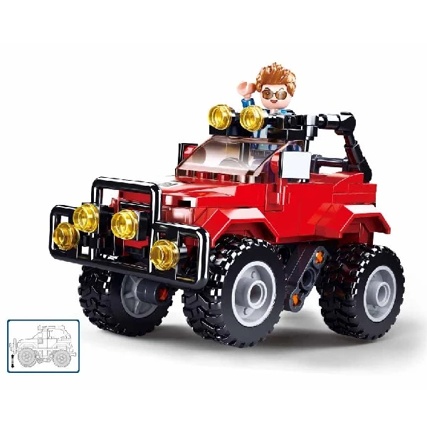 Set de construcție ”jeep”, 135 elem. 2