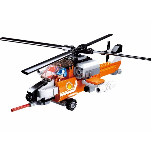 Set de construcție „elicopter de pompieri”, 129 elem. 5