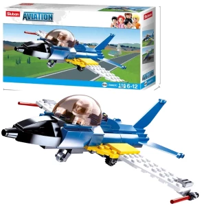 Set de construcție „avion de antrenament”, 116 elem.