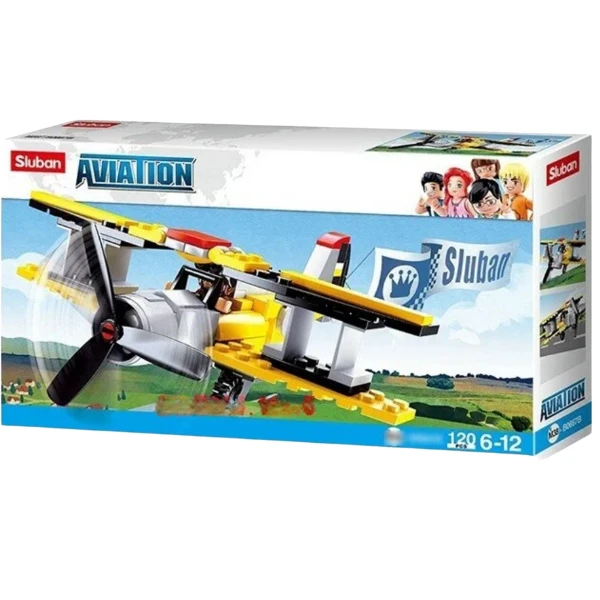 Set de construcție „avion”, 120 elem. 3