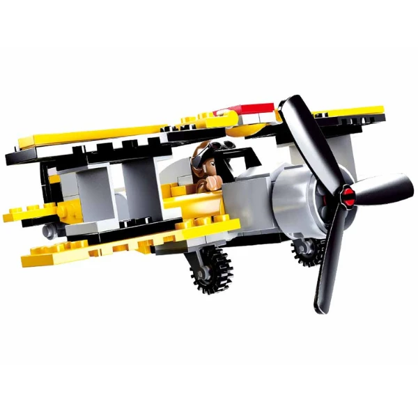 Set de construcție „avion”, 120 elem. 5