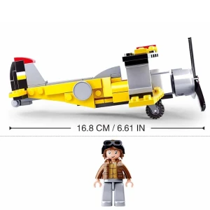 Set de construcție „avion”, 120 elem. Thumbnail 4
