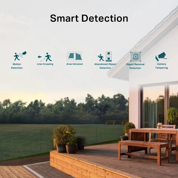 Ip turret camera tp-link vigi c340i ,4mp 4 мм  full-color outdoor ir bullet network camera 2