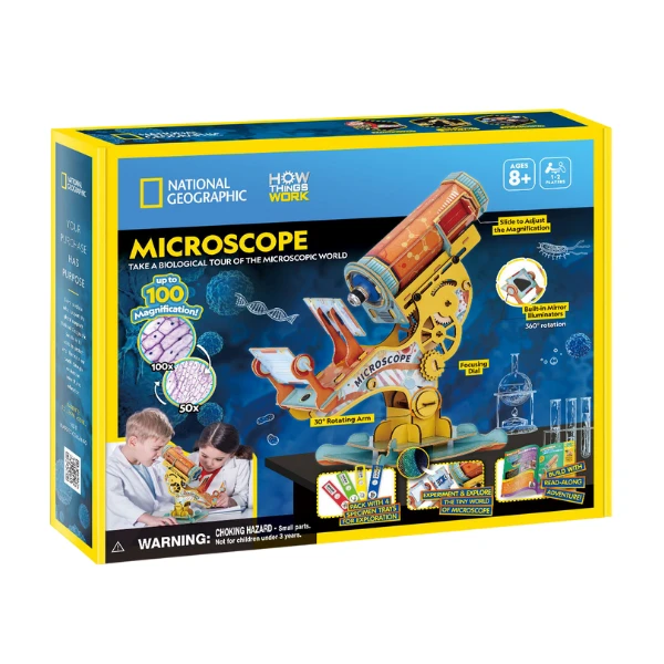 3d puzzle „microscop” 3