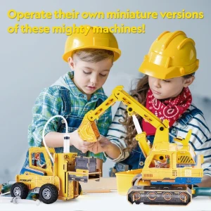 3d puzzle „excavator și stivuitor” Thumbnail 8