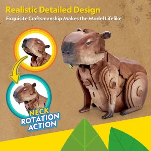 3d puzzle "capibara", 56 elemente Thumbnail 5