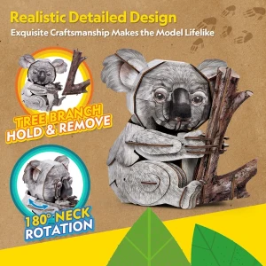 3d puzzle "koala", 60 elemente Thumbnail 5
