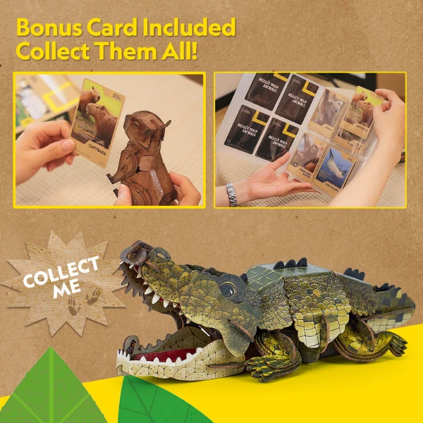 3d puzzle "crocodil", 54 elemente 5