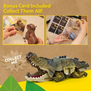 3d puzzle "crocodil", 54 elemente Thumbnail 5