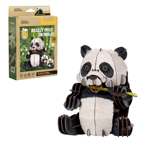 3d puzzle "panda mare", 55 elemente 2