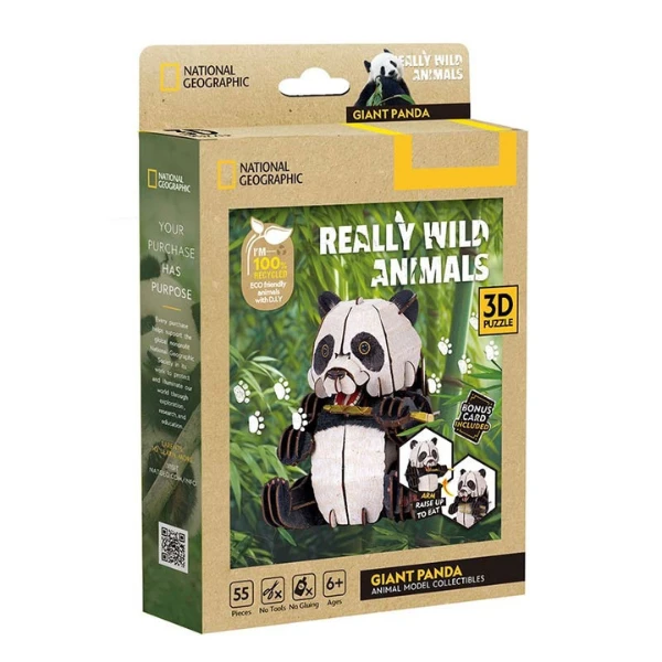 3d puzzle "panda mare", 55 elemente 3