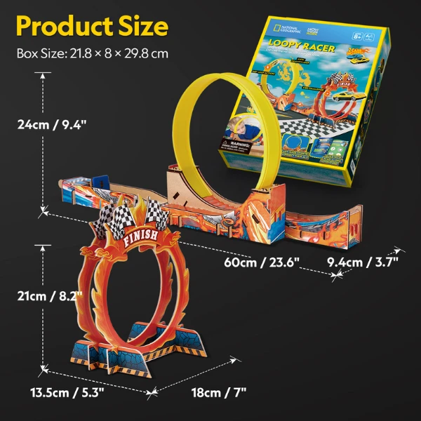 3d puzzle „circuit de curse” cu 2 mașinuțe 9