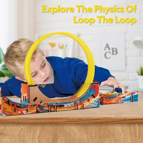 3d puzzle „circuit de curse” cu 2 mașinuțe 10