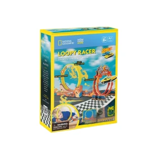 3d puzzle „circuit de curse” cu 2 mașinuțe Thumbnail 3