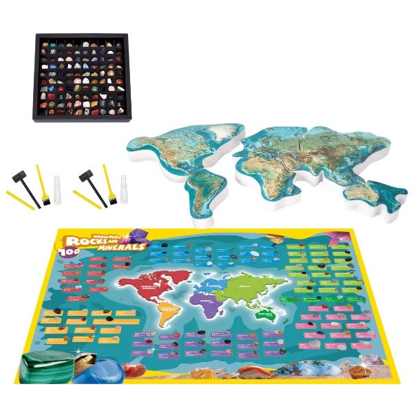 Set educativ „roci și minerale ale lumii” 3