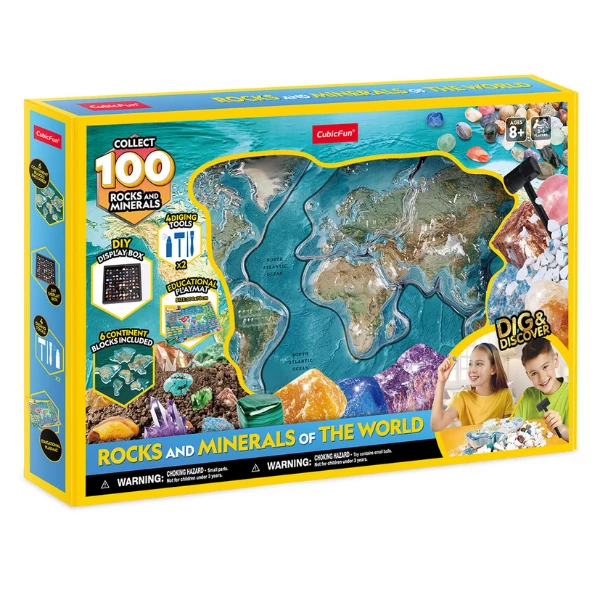 Set educativ „roci și minerale ale lumii” 4