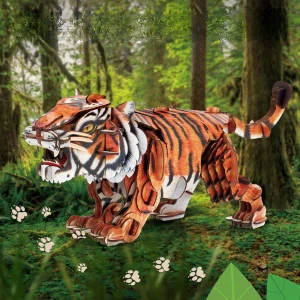 3d puzzle "tigrul siberian", 87 elemente Thumbnail 4