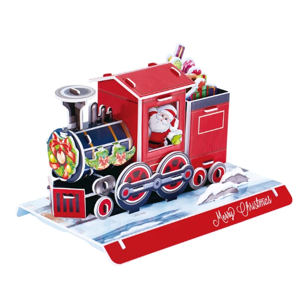 3d puzzle "trenul de crăciun", 46 elem. 2