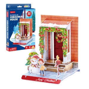 3d puzzle "casa de crăciun", 20 elem. Thumbnail 2
