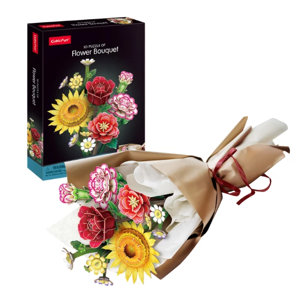 3d puzzle "buchet de flori", 285 elem. 2