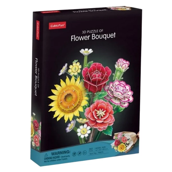3d puzzle "buchet de flori", 285 elem. 4