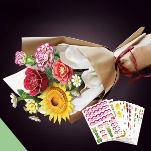 3d puzzle "buchet de flori", 285 elem. Thumbnail 4