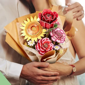 3d puzzle "buchet de flori", 285 elem. Thumbnail 2