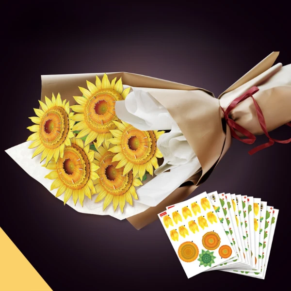 3d puzzle "buchet de flori – floarea-soarelui", 180 elem. 6