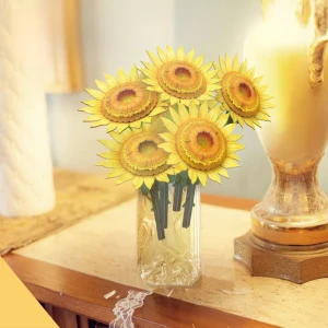 3d puzzle "buchet de flori – floarea-soarelui", 180 elem. Thumbnail 5