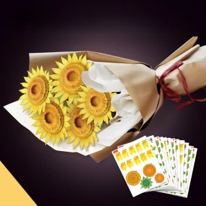 3d puzzle "buchet de flori – floarea-soarelui", 180 elem. Thumbnail 6
