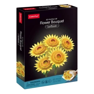 3d puzzle "buchet de flori – floarea-soarelui", 180 elem. Thumbnail 3