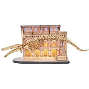 3d puzzle "muzeul de științe naturale – balena albastră" cu iluminare led, 222 elem. Thumbnail 2