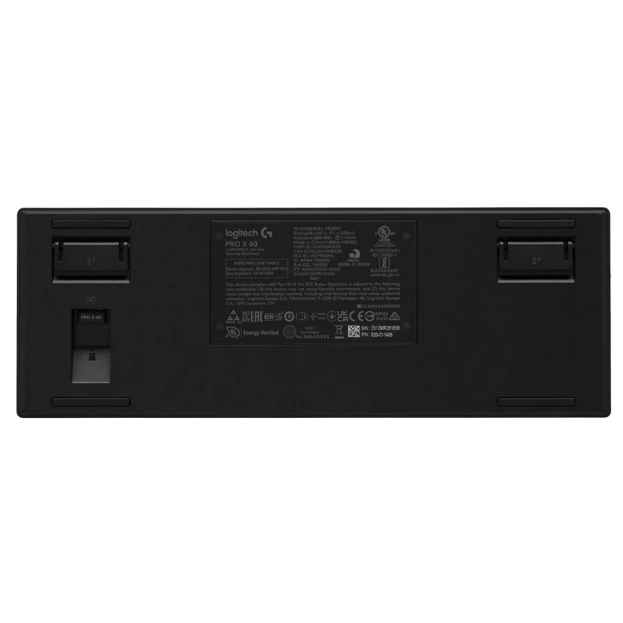 Tastatură logitech pro x 60, cu fir / fără fir, negru 4