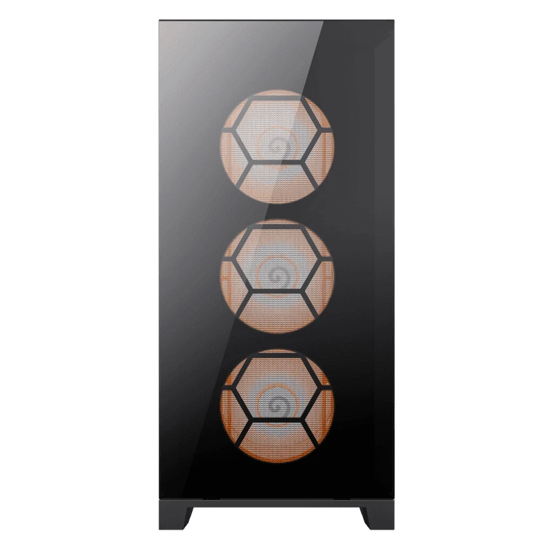 Компьютерный корпус gamemax leader tg, full-tower, без блока питания, чёрный 3