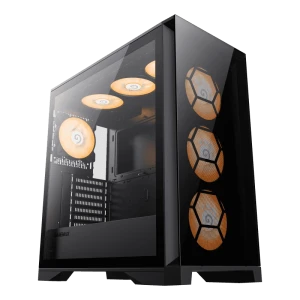 Компьютерный корпус gamemax leader tg, full-tower, без блока питания, чёрный