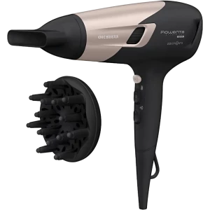 Uscător de păr Rowenta Studio Dry Glow CV5831F0, 2100 W, Negru | Roz