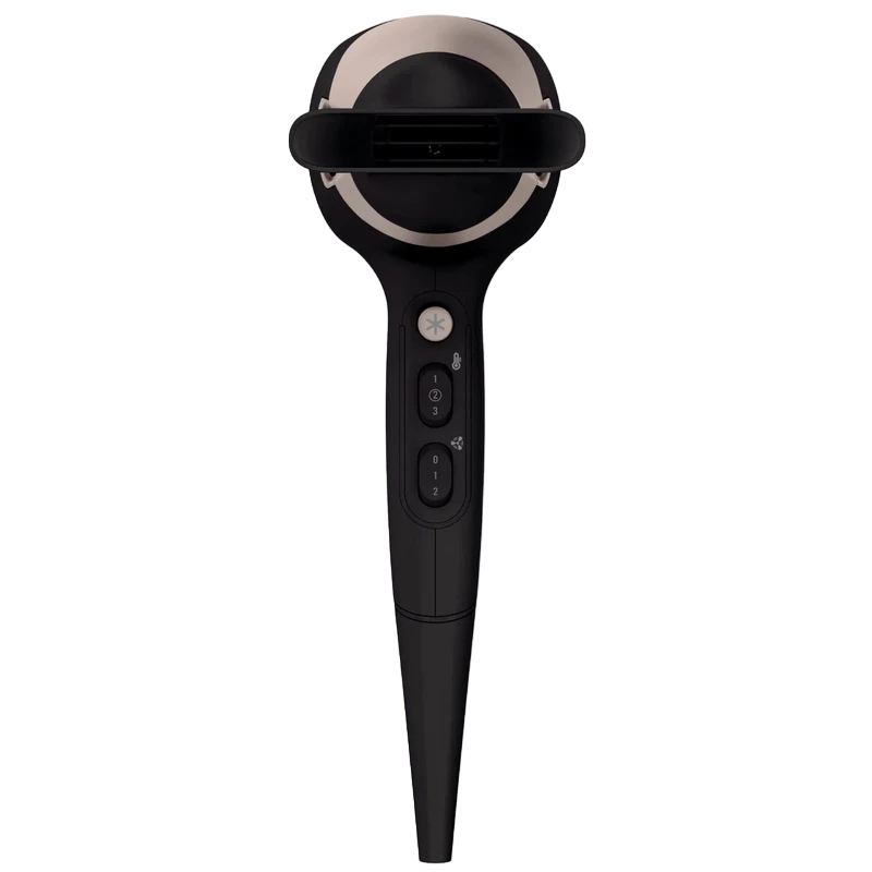 Uscător de păr rowenta studio dry glow cv5831f0, 2100 w, negru | roz 9